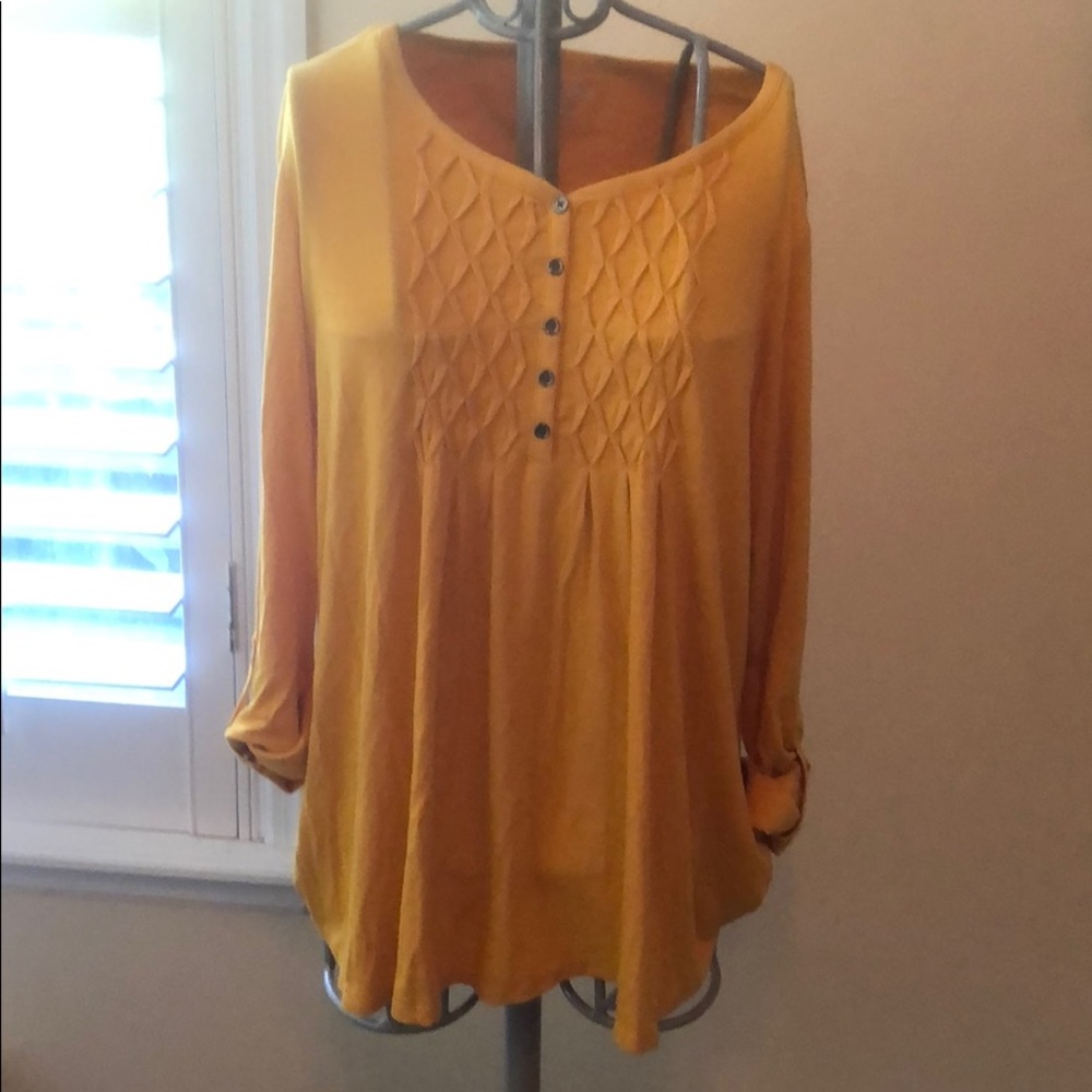 Long mustard tunic